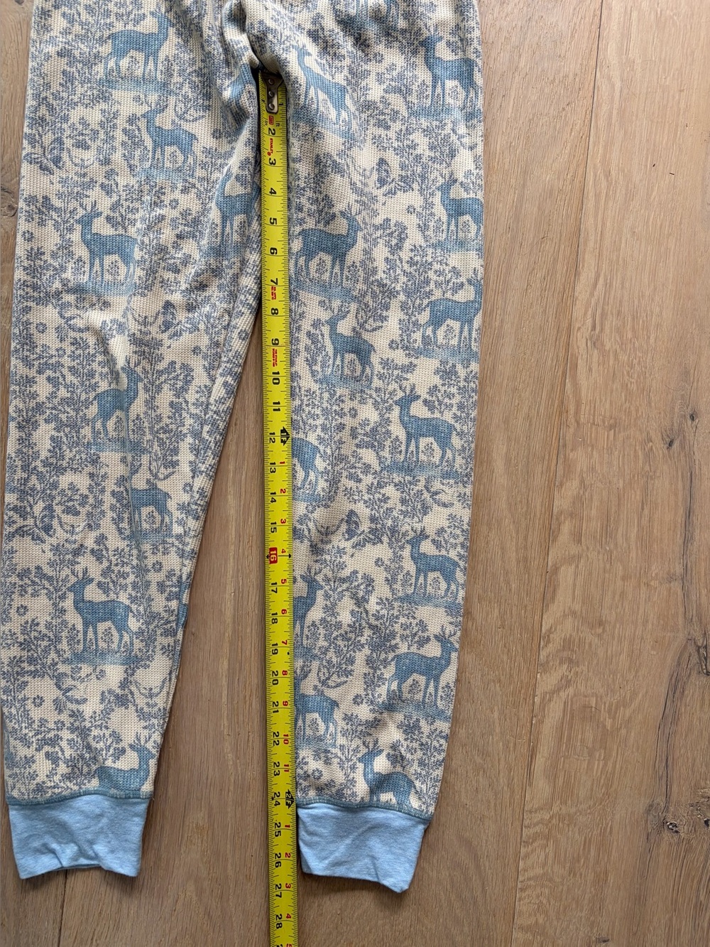 Intimately by Free People pajama lounge bottoms winter deer latter - size small - Picture 5 of 6
